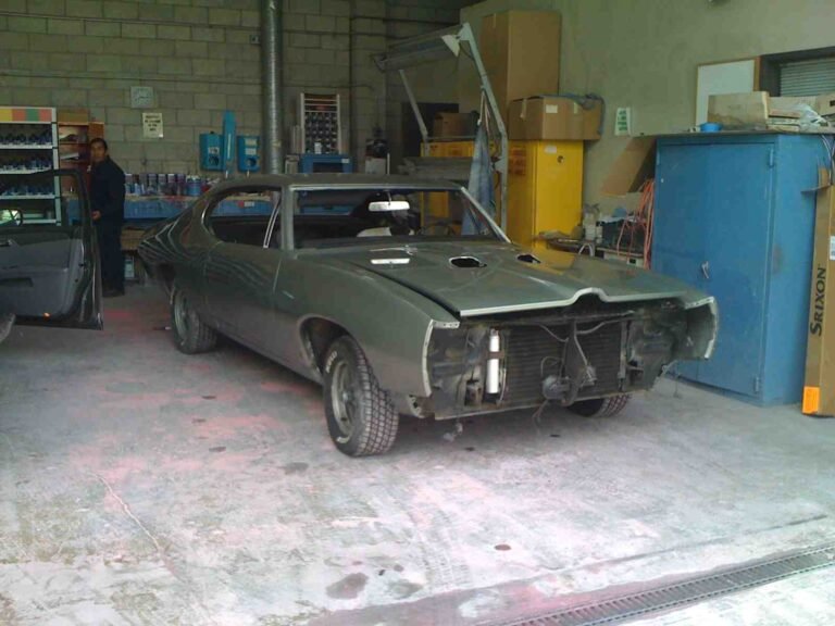 Car is painted