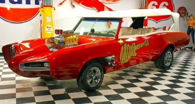 Roll in the Monkees’ GTO Monkeemobile